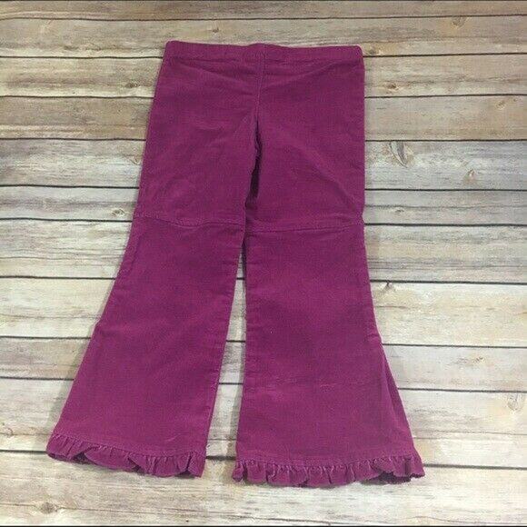 Children's Place Girls Pants Size 4 Plum Magenta Cord Corduroy Elastic Waist NEW - Picture 4 of 5